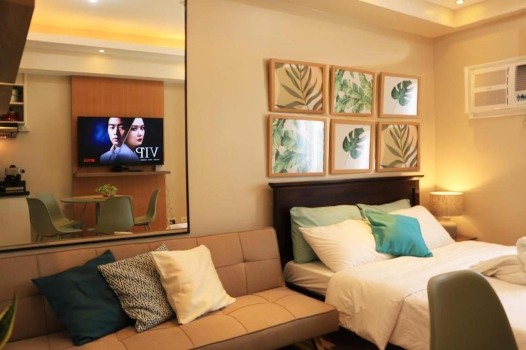 Joyful Hub With Netflix At Sunvida Aparthotel Cebu Eksteriør bilde